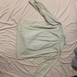 Open Package L.L. LL Bean Made in USA Tan Button Down Vintage Shirt Tall L